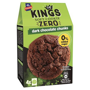 Αλλατινη soft kings cookie χ, ζαχαρη 160gr, dark choco  - 1
