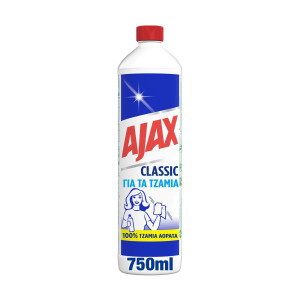 Ajax υγρό καθαριστικό τζαμιών οβίδα 750ml Ajax - 1