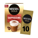 Nescafe gold cappuccino στιγμιαίος καφές sticks 10x14gr