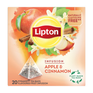 Lipton τσάι πυραμίδα με μήλο και κανέλα 20x1,8gr