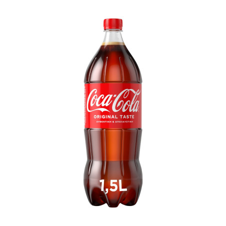 Coca cola αναψυκτικό original 1,5lt