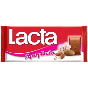 Lacta σοκολάτα με αμύγδαλο 85gr