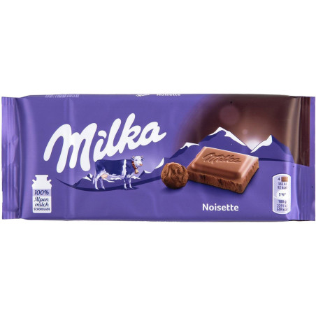 Milka σοκολάτα noisette 100gr