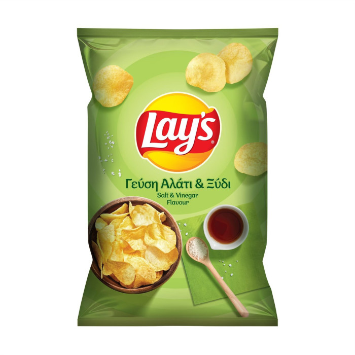 Lays chips αλάτι & ξύδι 105gr