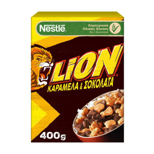 Nestle δημητριακά lion με καραμέλα και σοκολάτα 400gr Nestle - 1