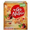 Go nutri μπάρες δημητριακών με cranberry 6x30gr