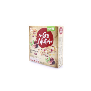 Go nutri μπάρες δημητριακών με cranberry 6x30gr Go nutri - 2