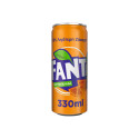 Fanta αναψυκτικό πορτοκαλάδα με ανθρακικό 330ml Fanta - 1