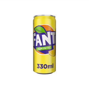 Fanta αναψυκτικό λεμονάδα με ανθρακικό 330ml Fanta - 1