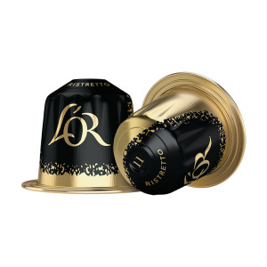 L'OR καφές espresso ristretto σε κάψουλες συμβατές με μηχανή Nespresso 10x5,2gr L'or - 1