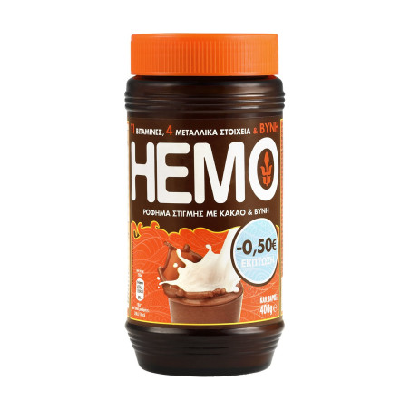 Γιώτης hemo βιταμινούχο ρόφημα βάζο 400gr