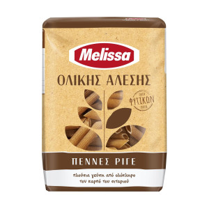 Melissa πέννες ριγέ ολικής αλέσεως 500gr