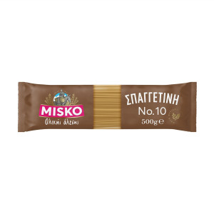 Misko σπαγγέτι No10 ολικής αλέσεως 500gr Misko - 1