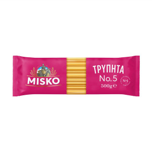 Misko σπαγγέτι No5 τρυπητά 500gr