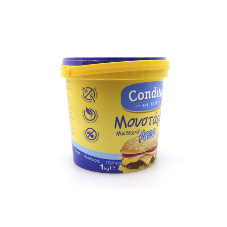 Condito free μουστάρδα απαλή 1kg Condito - 6