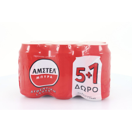 Amstel μπύρα 6x330ml