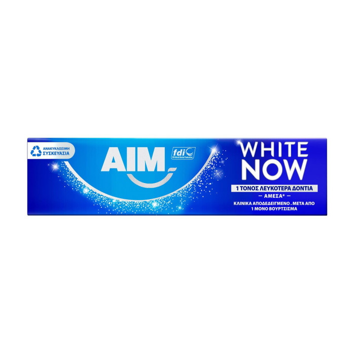 AIM οδοντόκρεμα white now 75ml Aim - 2