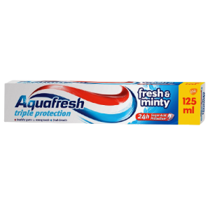 Aquafresh οδοντόκρεμα triple protection fresh & minty 125ml Aquafresh - 1