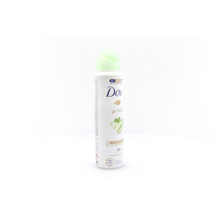 Dove αποσμητικό σώματος deo spray go fresh cucumber & green tea scent 150ml