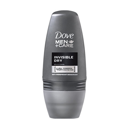 Dove αποσμητικό σώματος roll-on go men & care invisible dry 50ml