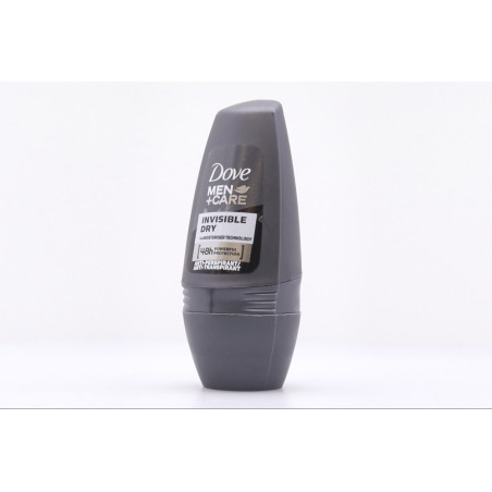 Dove αποσμητικό σώματος roll-on go men & care invisible dry 50ml