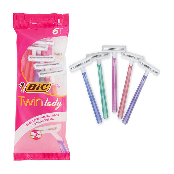 Bic twin lady ξυραφάκια 6τεμ