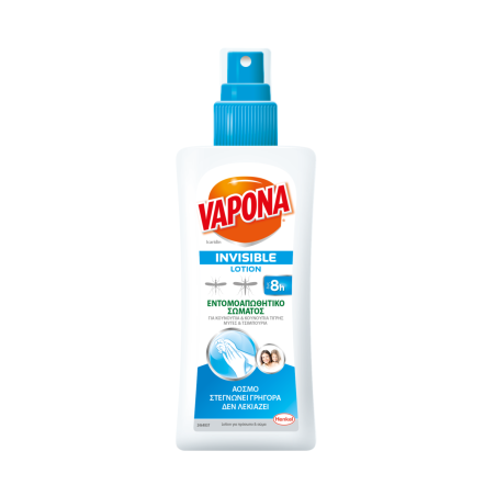 Vapona invisible εντομοαπωθητική λοσιόν 100ml