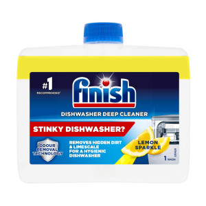 Finish καθαριστικό πλυντηρίου πιάτων λεμόνι 250ml finish - 1