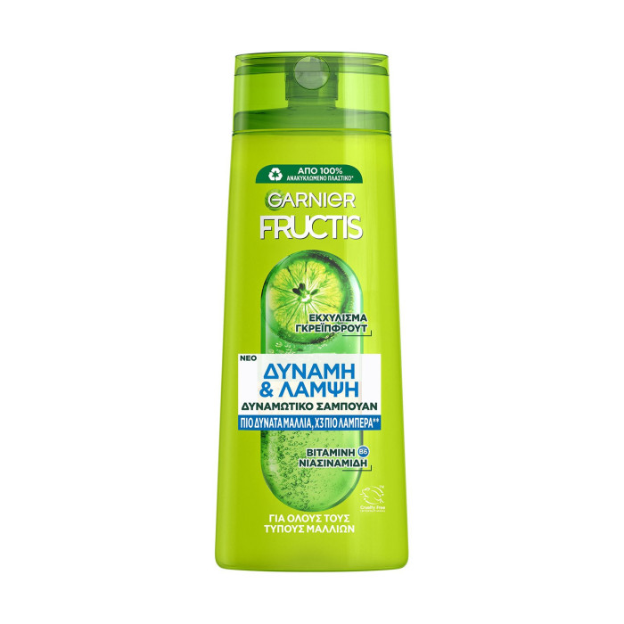 Garnier fructis σαμπουάν για κανονικά μαλλιά 2σε1 400ml