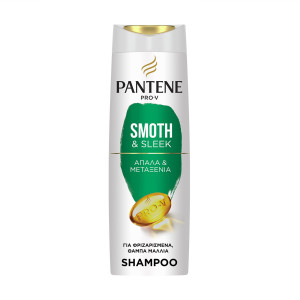 Pantene σαμπουάν smooth & sleek για φριζαρισμένα & θαμπά μαλλιά 360ml Pantene - 1