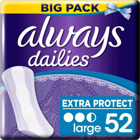 ALWAYS σερβιετάκια Extra Protect Large 52τεμ