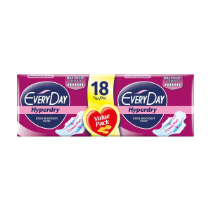 Every Day σερβιέτες hyperdry ultra plus maxi night 18τεμ EveryDay - 1