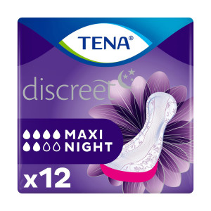 Tena discreet σερβιέτες νύχτας maxi night 12τεμ Tena - 1