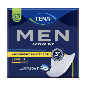 Tena men absorbent protector2 επιθέματα ακράτειας medium 10τεμ Tena - 1