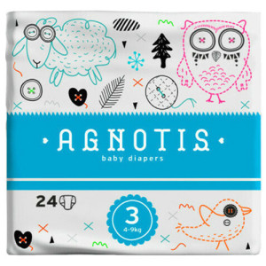 Agnotis παιδικές πάνες No3 24τεμ Agnotis - 1