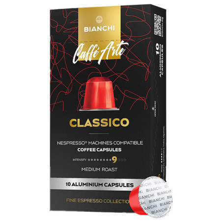 Bianchi nespresso καφές classico crema aroma σε κάψουλες 10x5,5gr