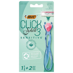 Bic ξυραφάκια click soleil 3 sensitive με 2 ανταλλακτικά Bic - 1