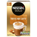 Nescafe gold toffee nut latte στιγμιαίος καφές 8x18,6gr