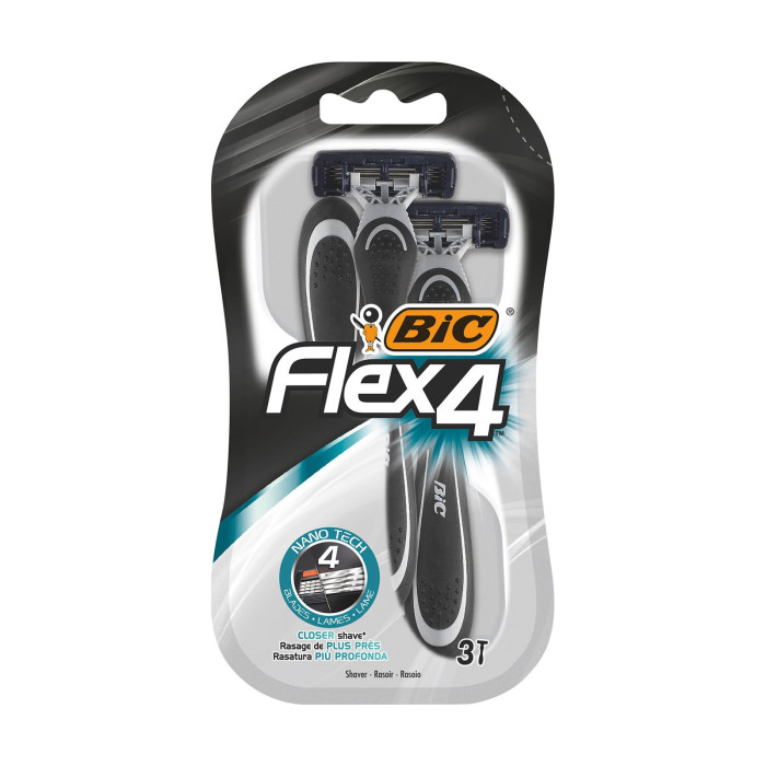 Bic flex 4 ξυραφάκια 3τεμ Bic - 1