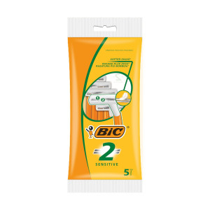 Bic ξυραφάκια με διπλή λεπίδα sensitive 5τεμ