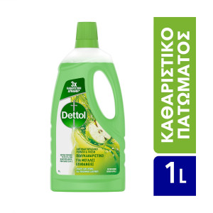 Dettol υγρό καθαριστικό γενικής χρήσης power & fresh πράσινο μήλο 1lt