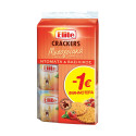 Elite crackers μεσογειακά ντομάτα & βασιλικός 3x105gr Elite - 1