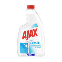 Ajax υγρό καθαριστικό τζαμιών crystal clean ανταλλακτικό 750ml Ajax - 1