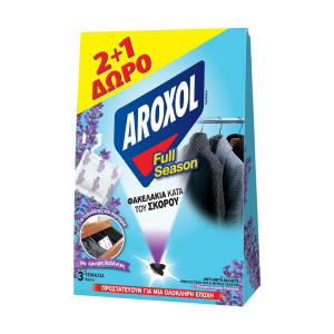 Aroxol σκοροκτόνο φακελάκι με λεβάντα 3τεμ Aroxol - 1