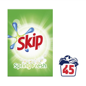 Skip σκόνη απορρυπαντικό πλυντηρίου ρούχων spring fresh 45μεζ 2,93kg