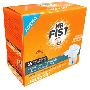 Mr Fist ηλεκτρικός εντομοαπωθητής για σκνίπες και κουνούπια και υγρό 40ml Mr Fist - 1