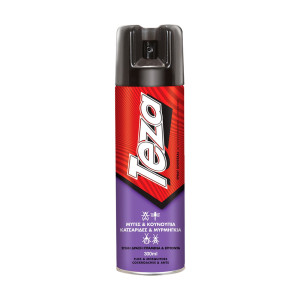 Teza spray 2σε1 universal για μύγες, κουνούπια, κατσαρίδες & μυρμήγκια 300ml Teza - 1