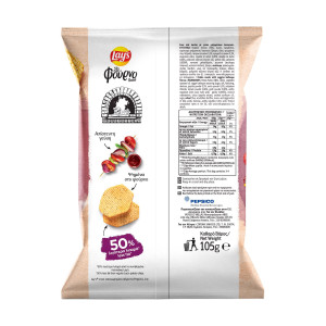 Lays πατατάκια φούρνου barbeque 105gr Lay's chips - 1