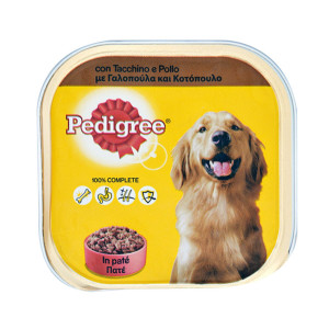Pedigree πατέ σκυλοτροφή γαλοπούλα & κοτόπουλο 300gr Pedigree - 1
