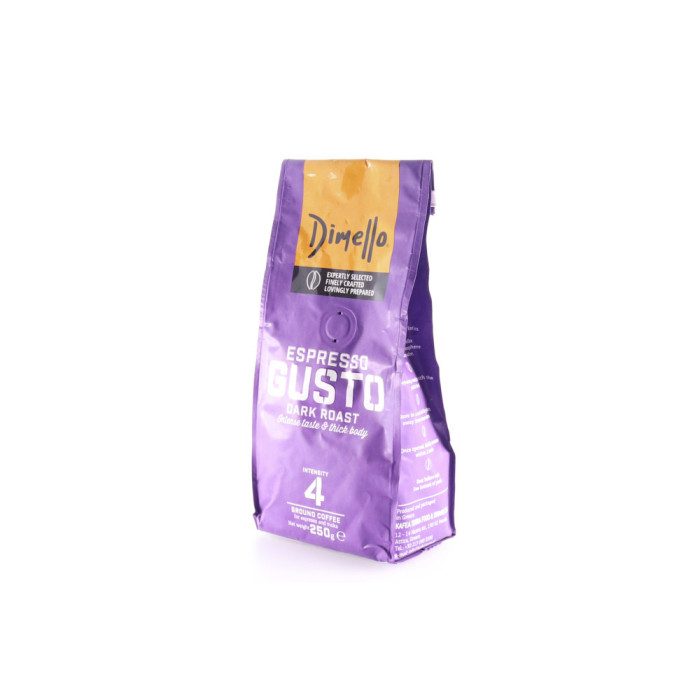 Dimello καφές espresso gusto dark roast αλεσμένος 250gr Dimello - 2